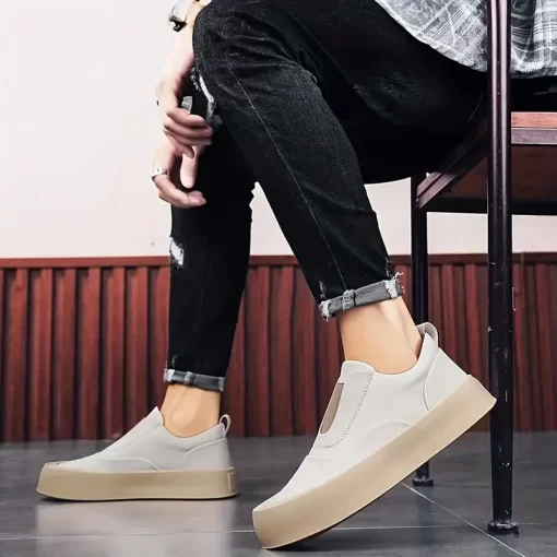 두꺼운 플랫폼 밑창 미끄럼 방지 EVA 밑창 사계절 편안한 캐주얼 신발