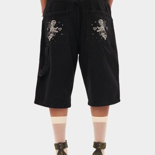 트레일 티즈 블랙 반바지