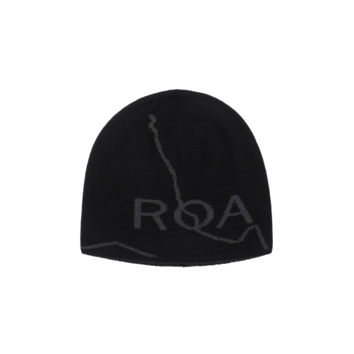 로고 울 비니 블랙 RBUW288YA12