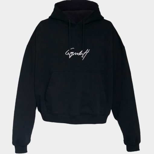 틸로 크롭 후디 블랙