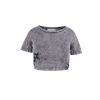 탄 워시드 크롭 티셔츠 그레이 S25TTS01G